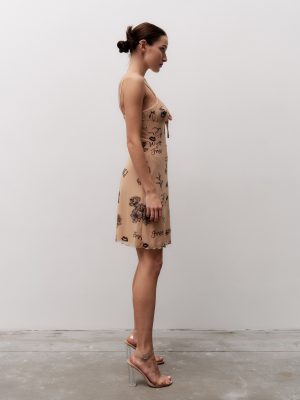Dress with lining